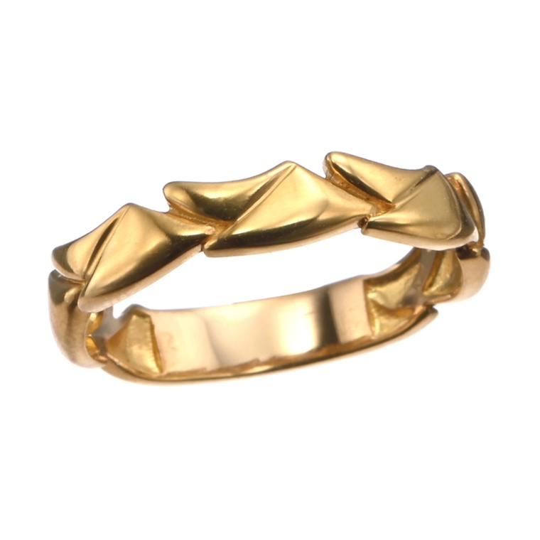 マエストロ 純金 エレガントリーフリング