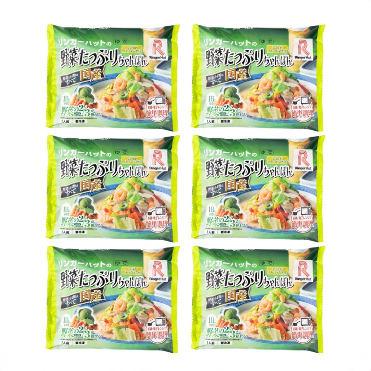リンガーハット 野菜たっぷりちゃんぽん6食