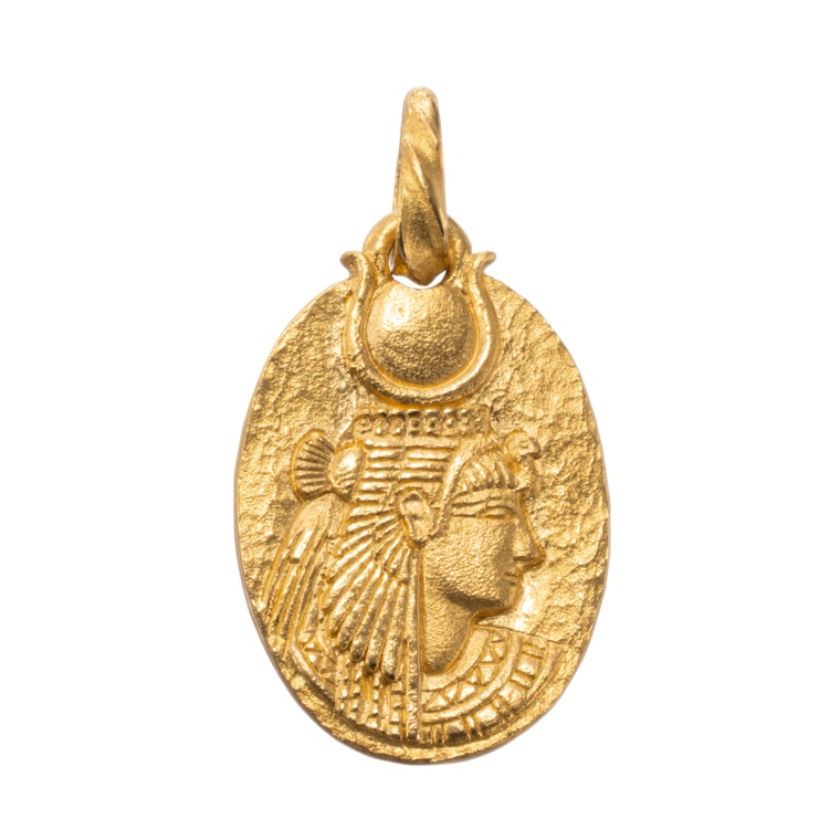 マエストロ 純金 ハトホル&ウァジェト ペンダントヘッド