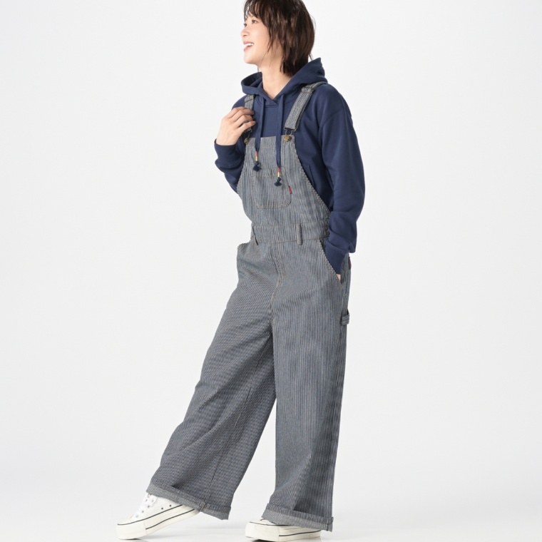 GRC ヒッコリーサロペットパンツ