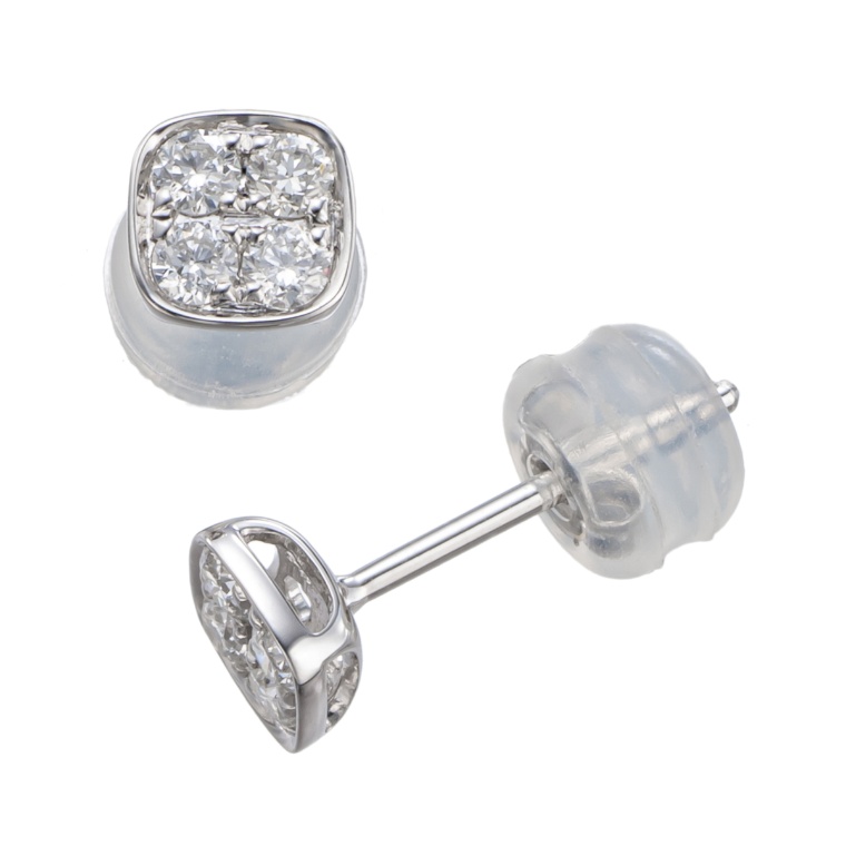 PT カナディアンダイヤモンド ピアス 計0.2ctUP