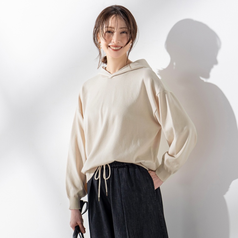 Coeur sucre フーディーニットプルオーバー