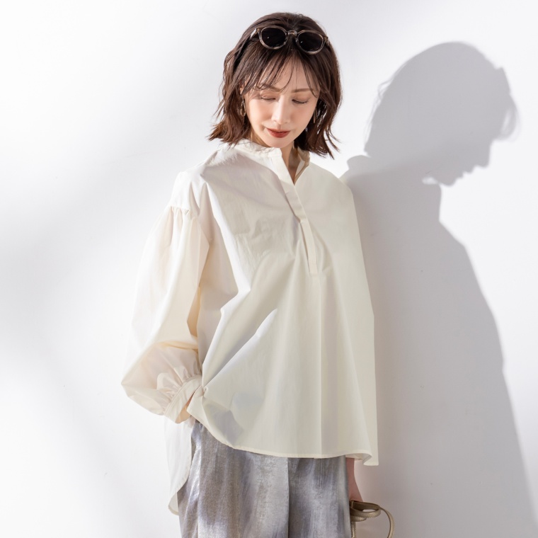 Coeur sucre 袖ボリュームブラウス