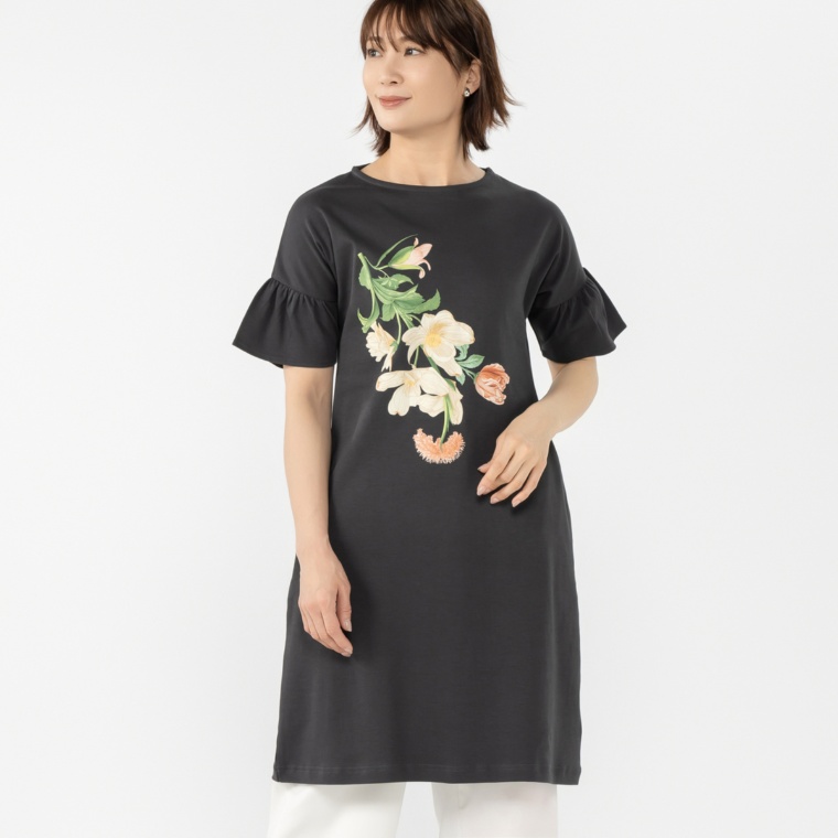 FairyStyle フラワー フレアースリーブワンピース