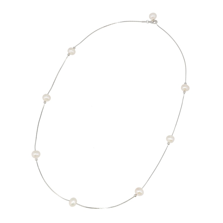 JinkaNezu 淡水パール スライドネックレス