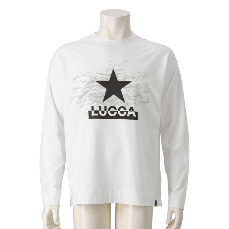 Lucca Uomo alla moda クリアーベア天竺Tシャツ