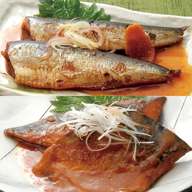 煮付け上手 骨まで柔らかい煮魚 2種計6袋