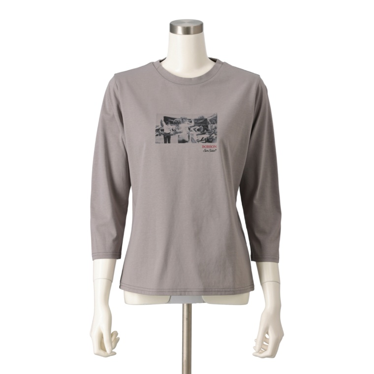 BOBSON SunSister コットン100%7分袖Tシャツ
