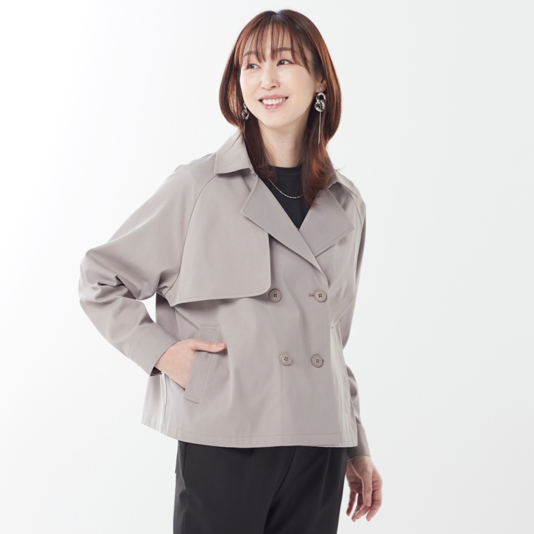 Re:Birth＋ ツイルショートトレンチコート