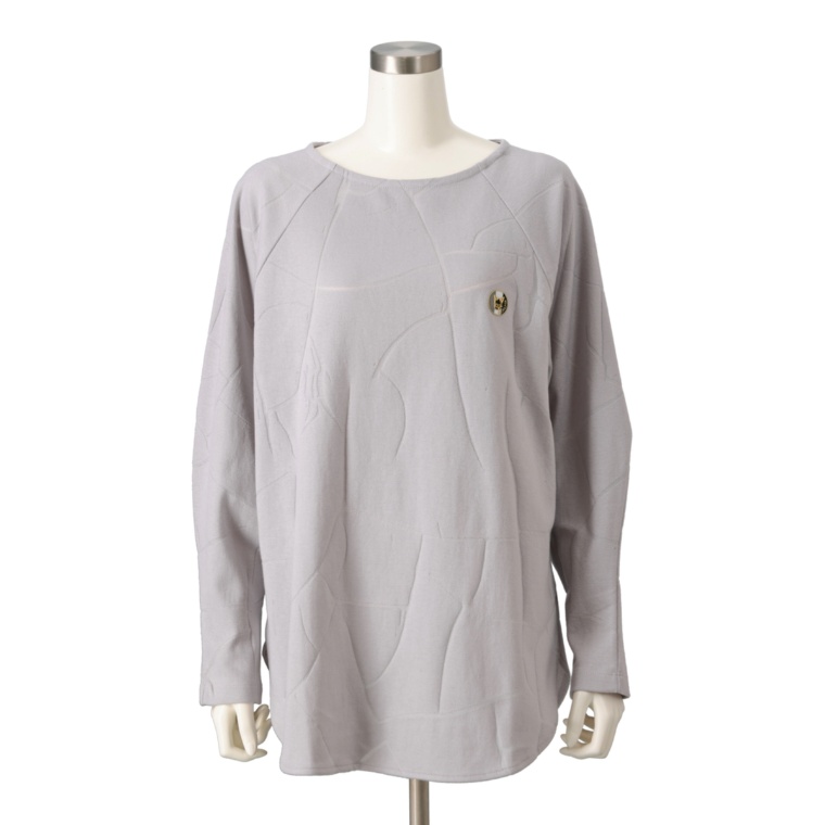 calma スッキリパフスリーブ デザインチュニック