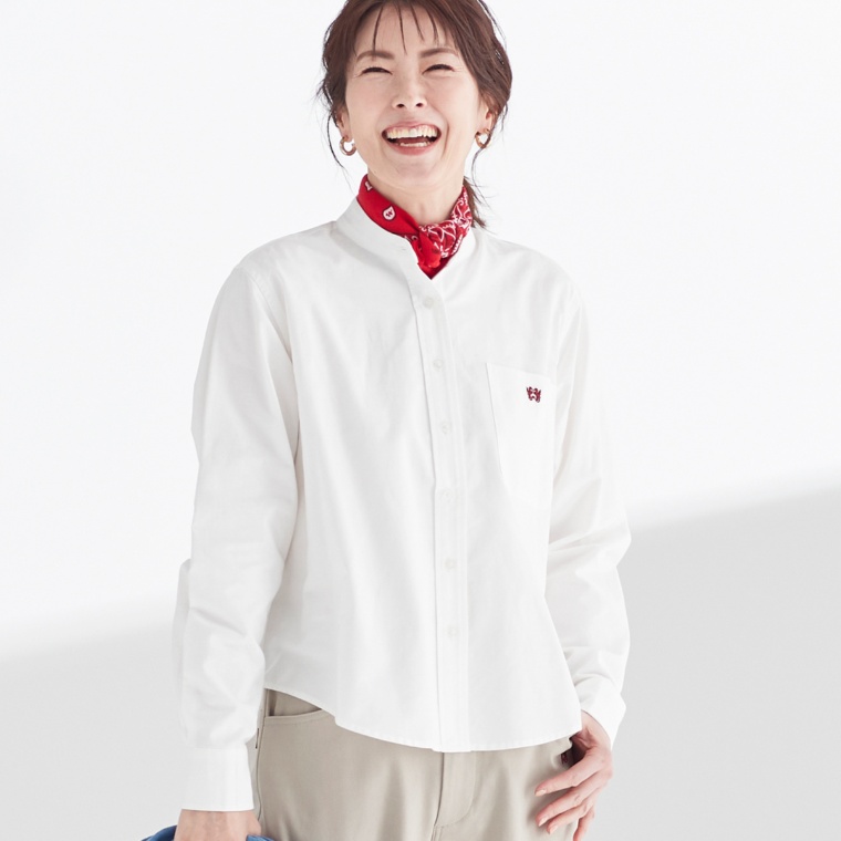 McGREGOR CLASSIC オックスフォードバンドカラーシャツ