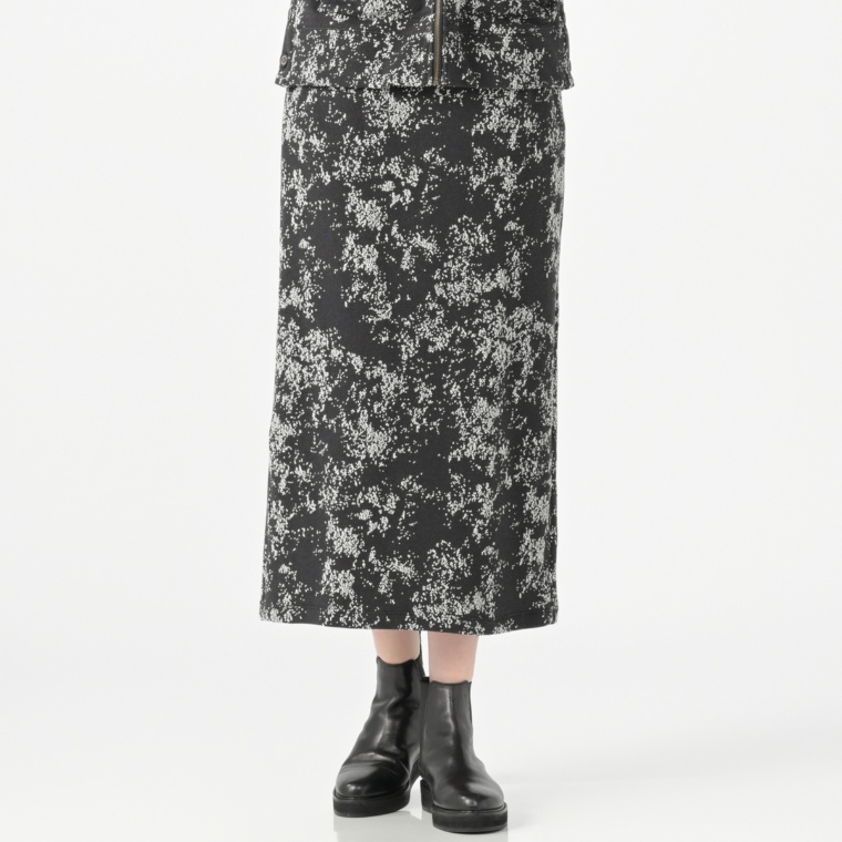 エニワイズ 変わり裏毛タイトスカート