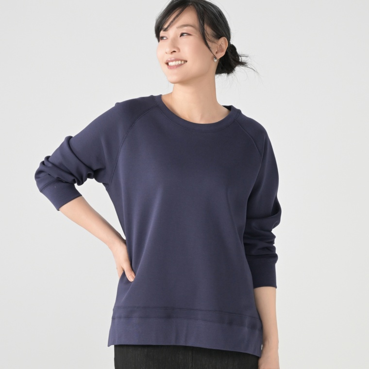 エニワイズ ゆったりツイルポンチチュニック