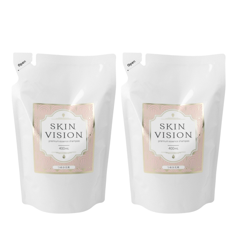 スキンビジョン プレミアムエッセンスシャンプーレフィル2個セット