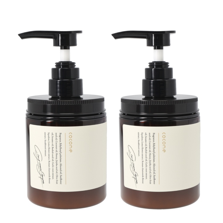 cocone クレイクリームシャンプーモイスト380g×2本セット