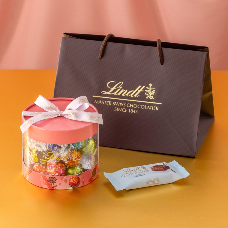 リンドール バレンタインギフトボックス25個入& ウェイファー2個