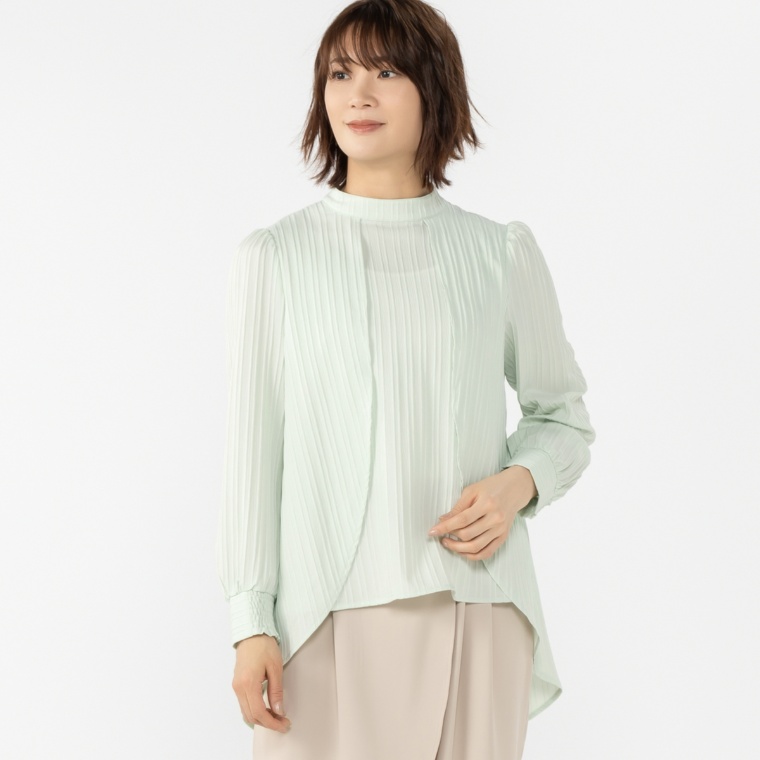 JEWEL MORRY’S リリーラップジャカードブラウス