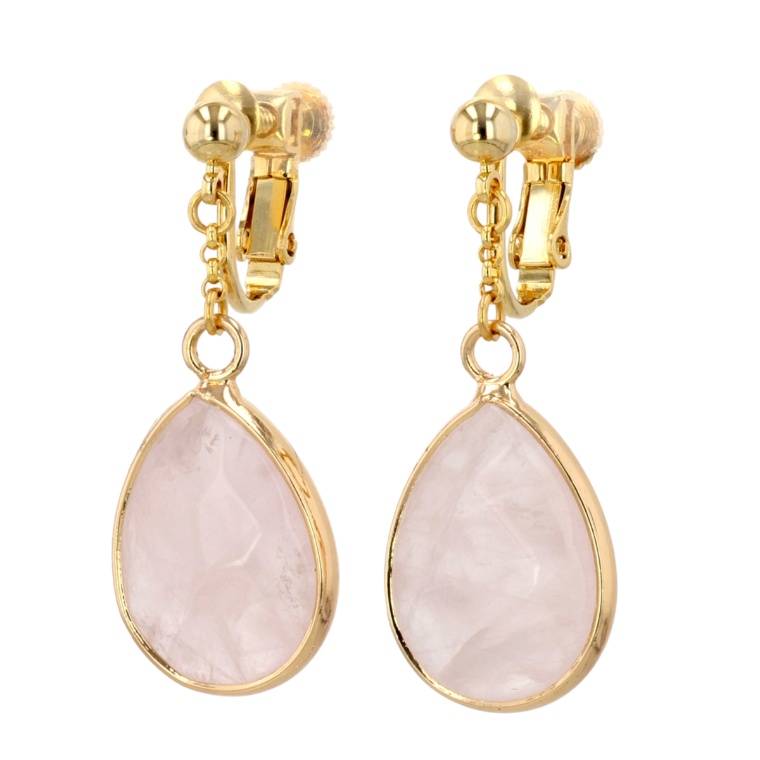 TarTar 天然石ペアシェイプイヤリング/ピアス[マディ]