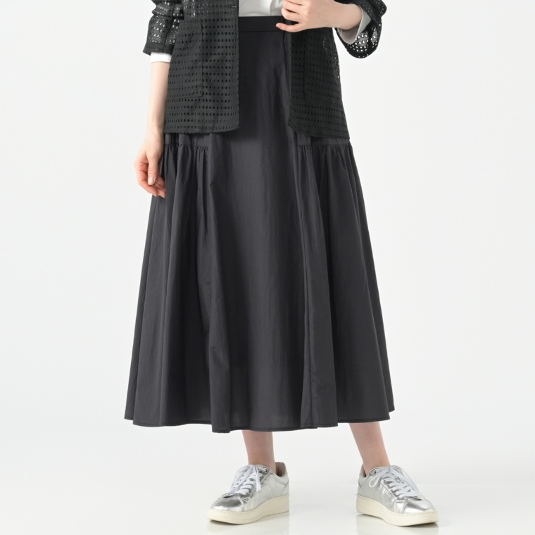 CARRIERE 変形ティアードスカート