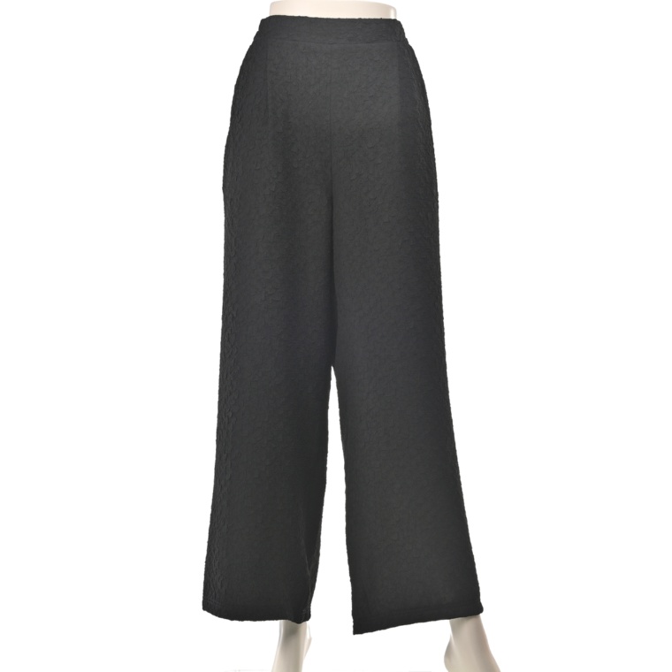 CARRIERE ポコポコジャカードワイドパンツ