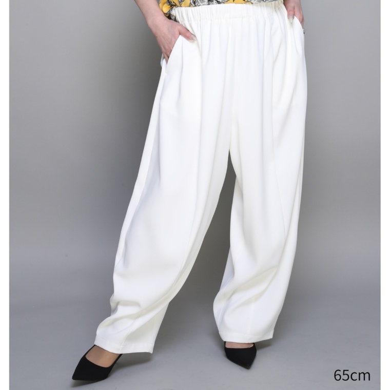 ANNE COQUINE 選べる股下ギャザーバレルパンツ