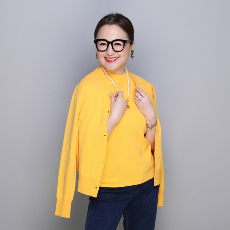 ANNE COQUINEコアスパンヤーンニットトグルボタンカーディガン