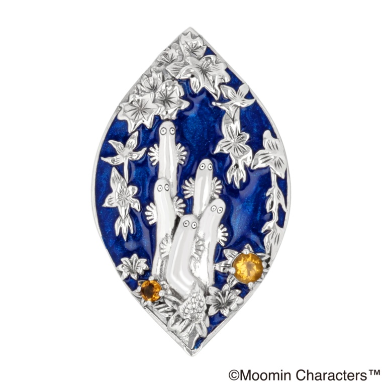 ムーミンシルバー925 ニョロニョロ&隠れリトルミイブローチ
