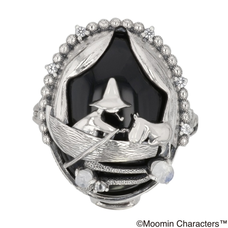 ムーミン シルバー925助けに来たスナフキンブローチ