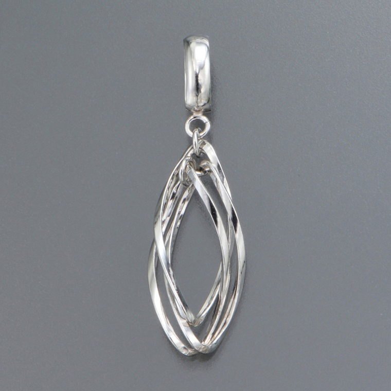 純プラチナ ティアリーフ デザイン ペンダントヘッド