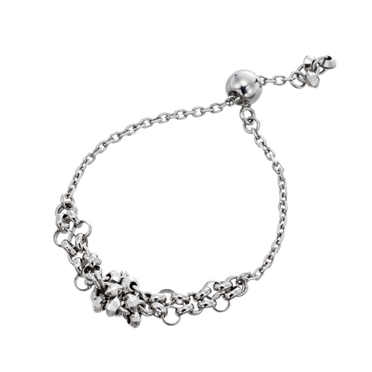 純プラチナ ティンクルブルーム チェーンリング