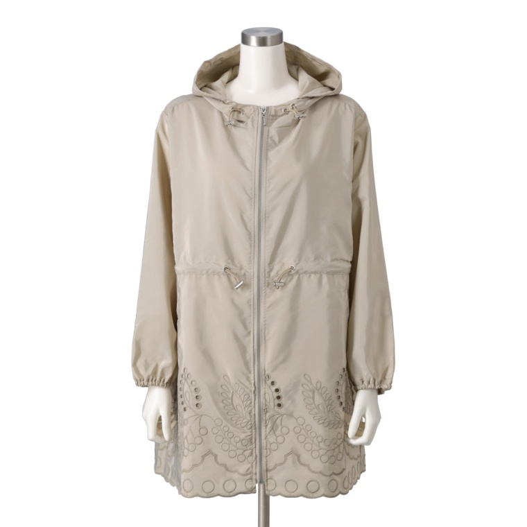 Provador クラフト刺繍 フーディーコート