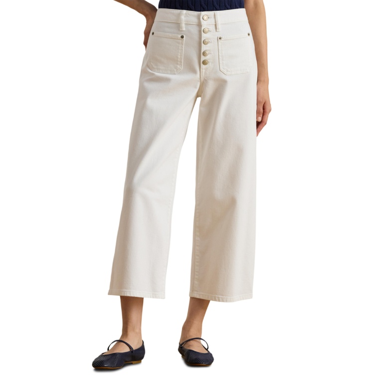 Lauren Ralph Lauren クロップドワイドジーンズ