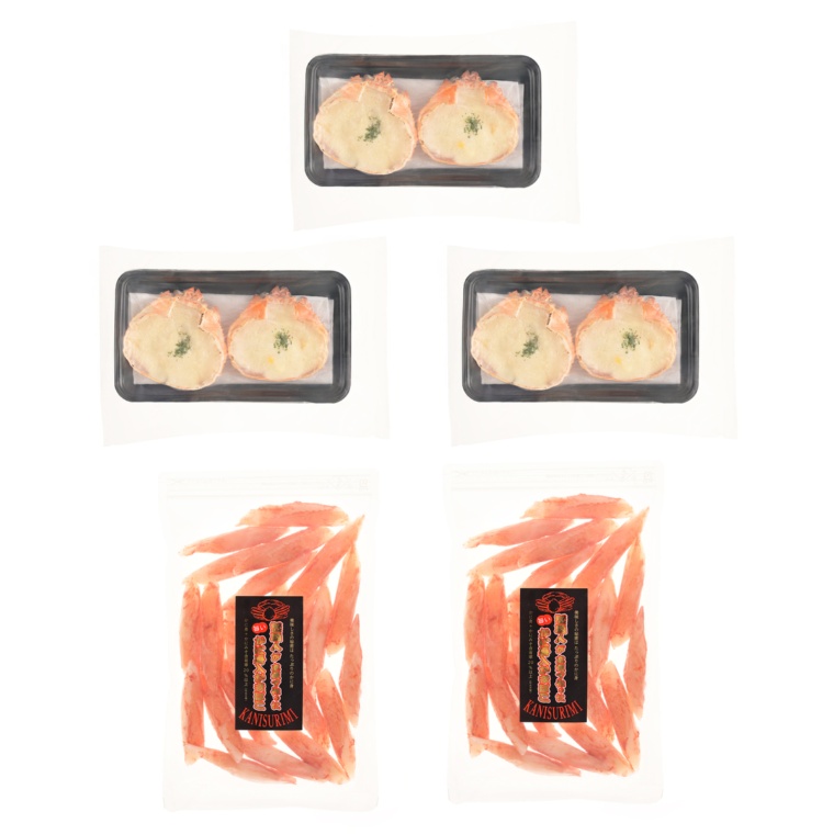 目利きが選んだ 蟹甲羅グラタン2個3p&カニカマ2p