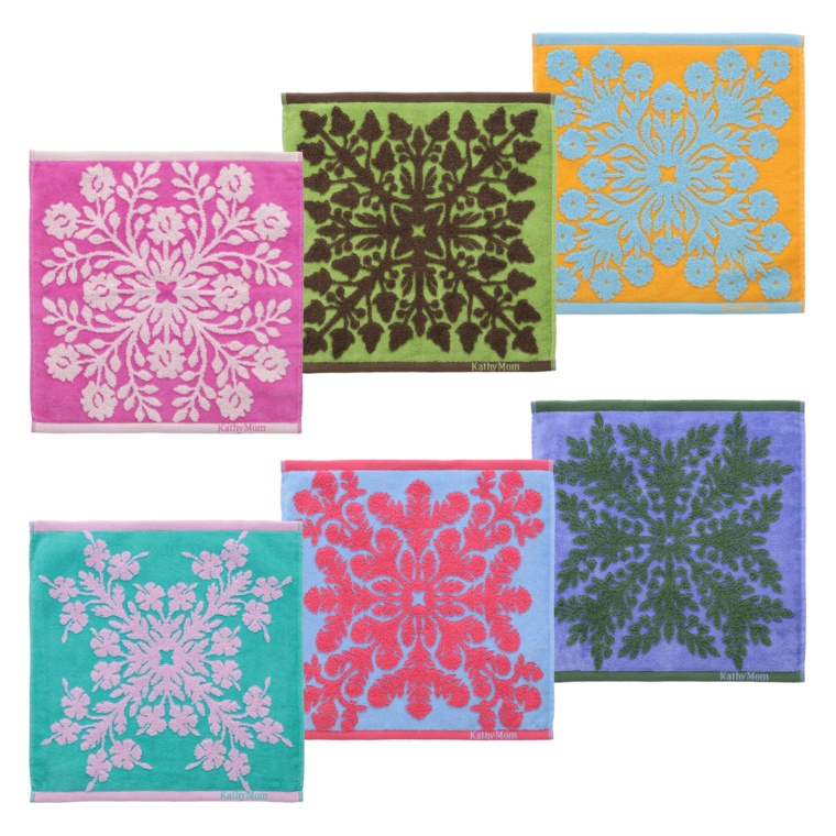 キャシーマム 五つの島 ハンドタオル6枚セット