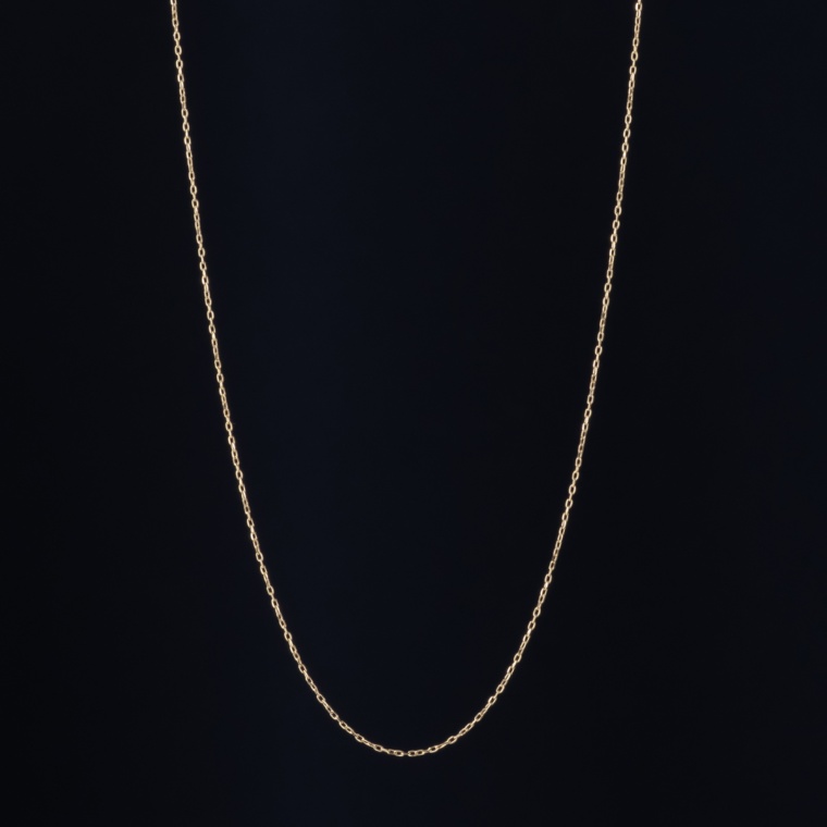 18KYG アズキチェーンネックレス 45cm