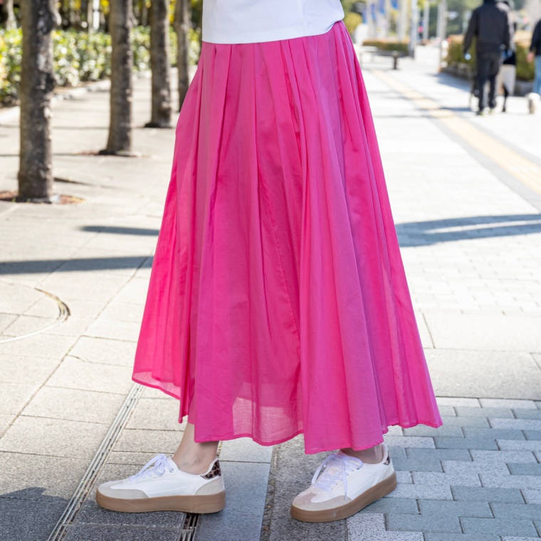 ジョジョ エ ノノ 綿ローンスカート