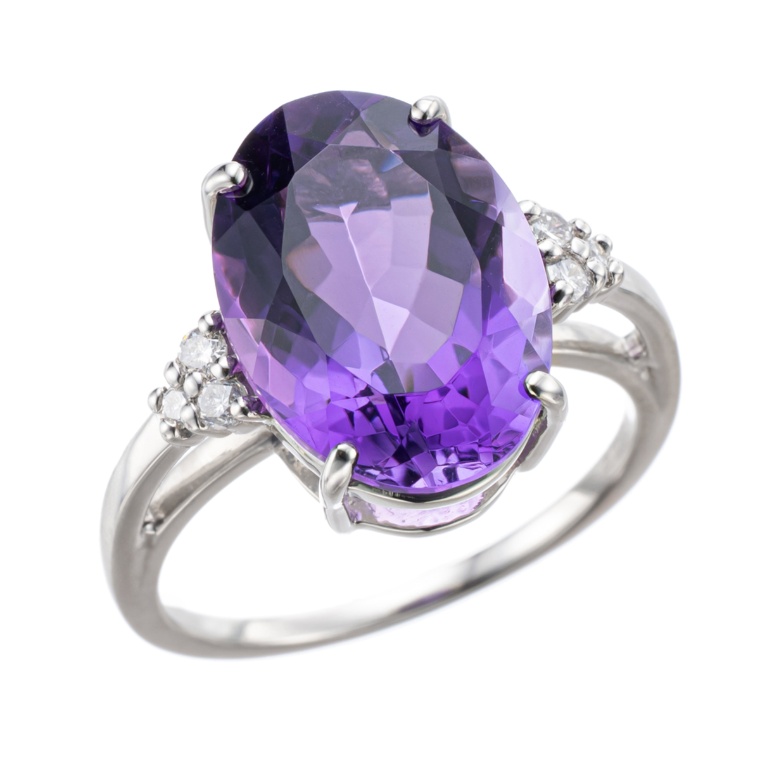 アメシストPT950リング5.0ctUP