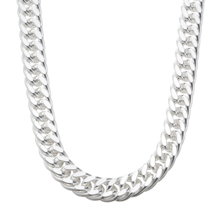 UNOAERRE シルバー925 グルメッタチェーン ネックレス