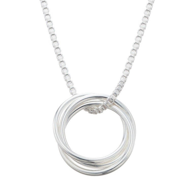 UNOAERRE シルバー925 トレ アネッロ ペンダント