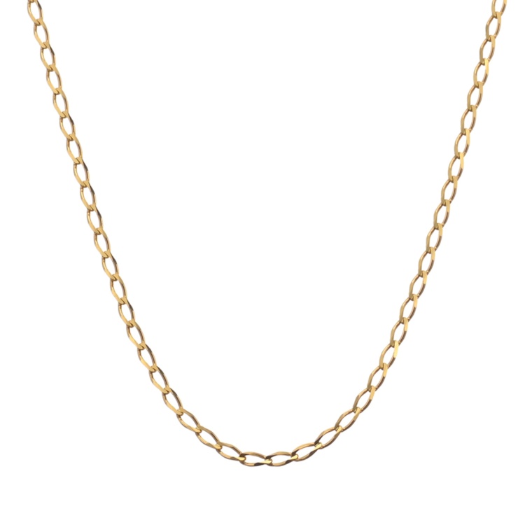 マエストロ 純金 スラッシュVカット喜平チェーンネックレス