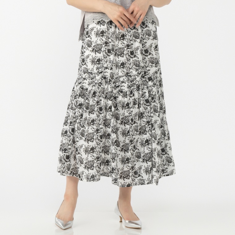 tegami スラッシュタック切替 フレアースカート