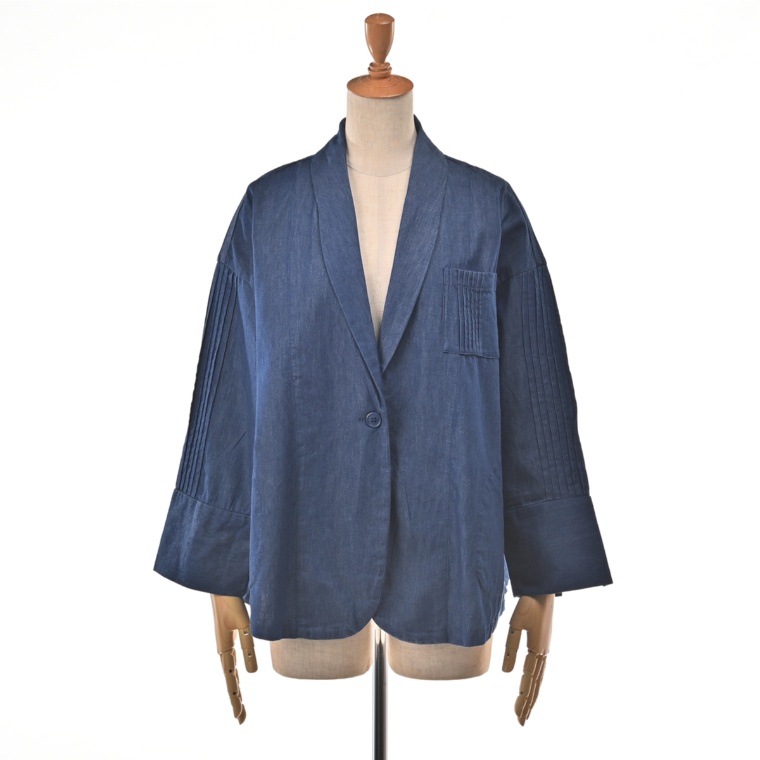 tegami 袖ターンバック デニムジャケット