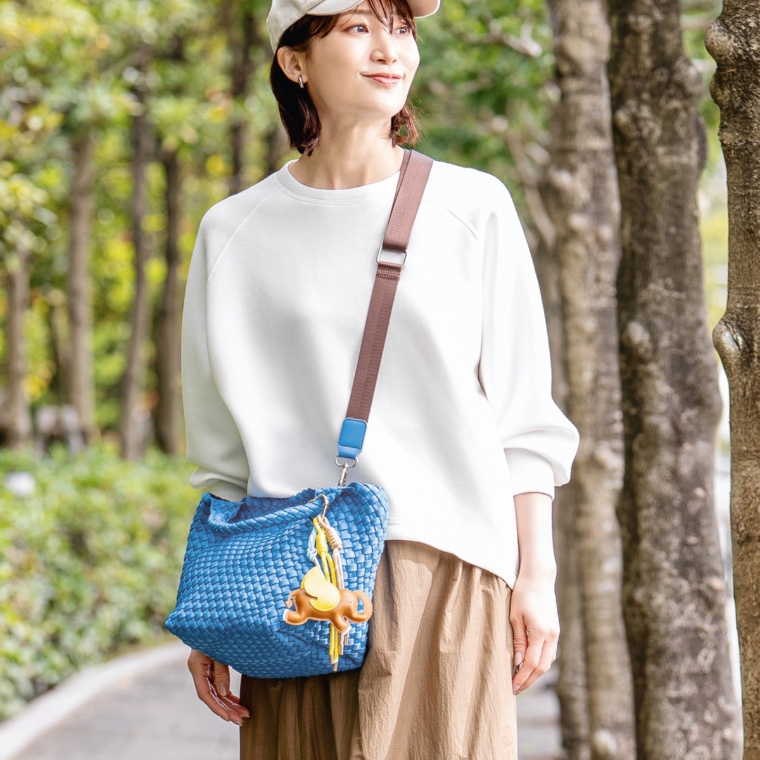 ピュアモエナ ランダムメッシュ2WAYバッグ