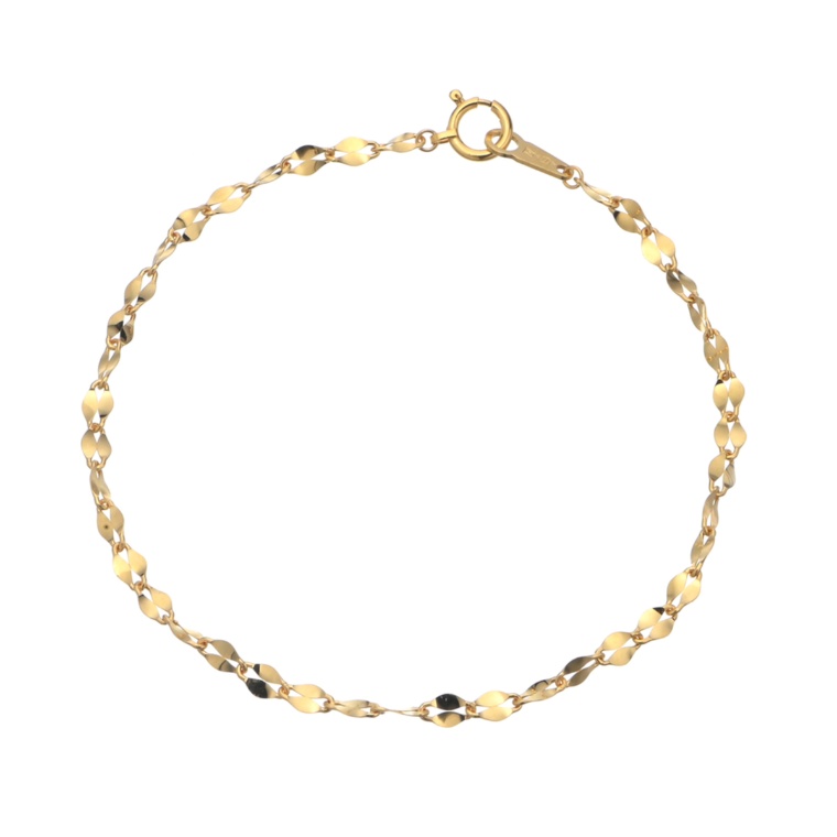 純金 ファンタジアボリュームペタルチェーン ブレスレット