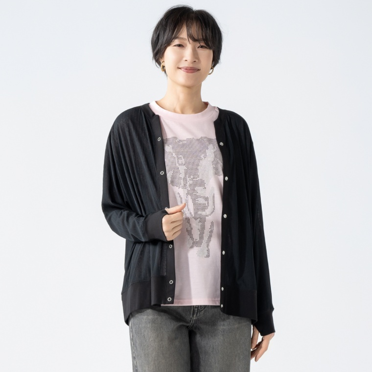 UNILOA3C 吸水速乾ゆったりカーディガン