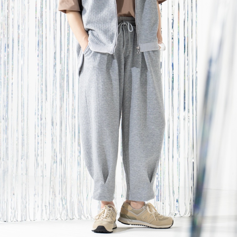 UNILOA3C 吸水速乾変わりジャガードパンツ