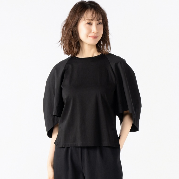 BELLE BOUDOIR ワイドスリーブ半袖Tシャツ