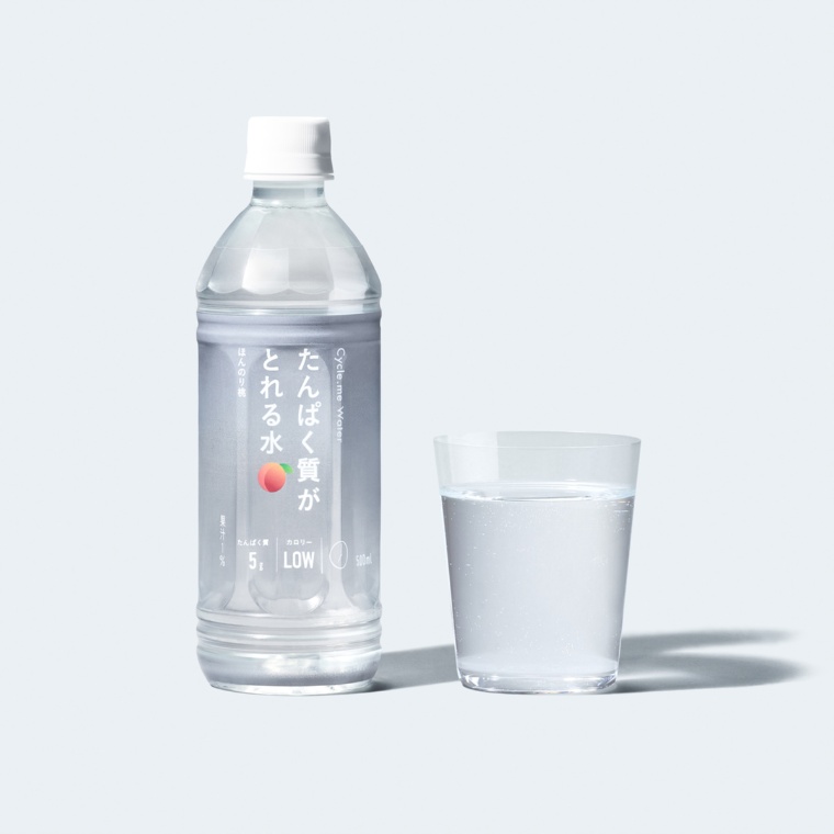 たんぱく質がとれる水 ほんのり桃 24本