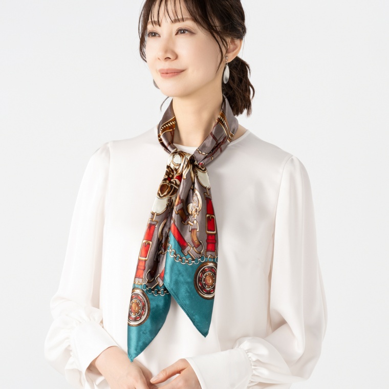 Beauty Fit プリントスカーフ