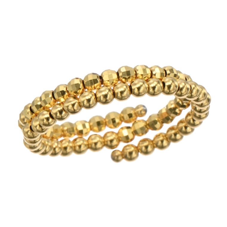 マエストロ 純金 コンビネーションフリーサイズ リング